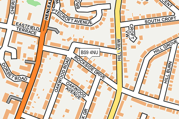 BS9 4NU map - OS OpenMap – Local (Ordnance Survey)