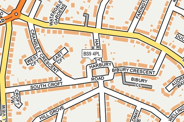 BS9 4PL map - OS OpenMap – Local (Ordnance Survey)