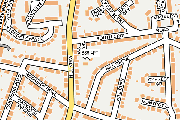 BS9 4PT map - OS OpenMap – Local (Ordnance Survey)