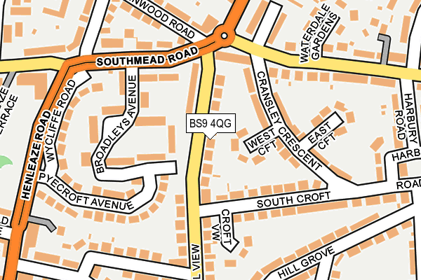BS9 4QG map - OS OpenMap – Local (Ordnance Survey)