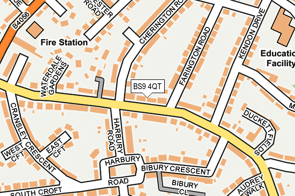 BS9 4QT map - OS OpenMap – Local (Ordnance Survey)
