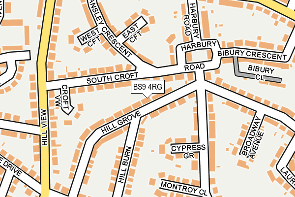 BS9 4RG map - OS OpenMap – Local (Ordnance Survey)