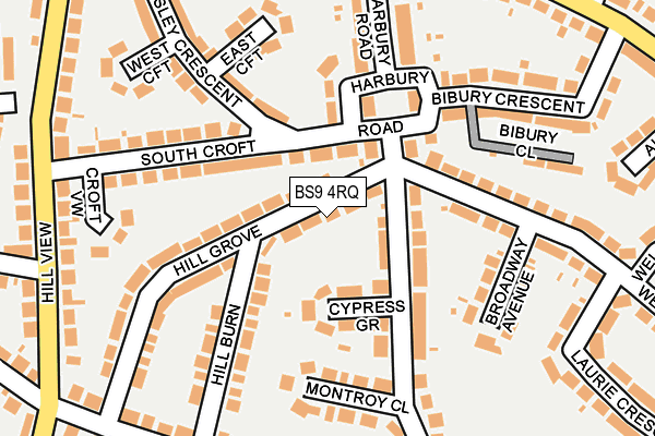 BS9 4RQ map - OS OpenMap – Local (Ordnance Survey)