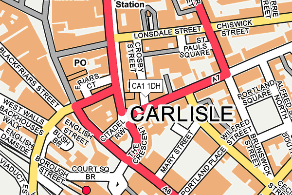 Map of COPPERLOCKS LTD at local scale