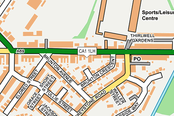 CA1 1LH map - OS OpenMap – Local (Ordnance Survey)