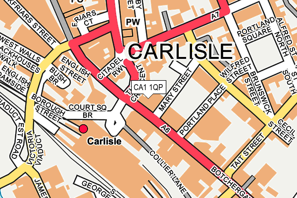 CA1 1QP map - OS OpenMap – Local (Ordnance Survey)