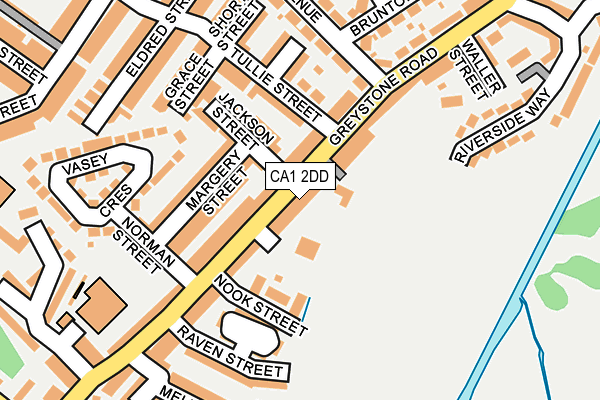 CA1 2DD map - OS OpenMap – Local (Ordnance Survey)