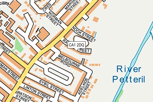 CA1 2DQ map - OS OpenMap – Local (Ordnance Survey)