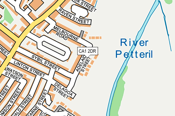 CA1 2DR map - OS OpenMap – Local (Ordnance Survey)