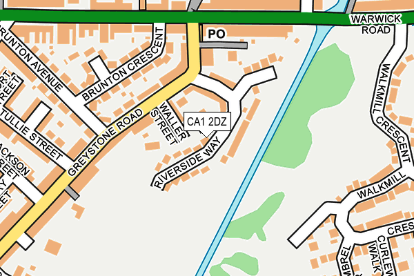 CA1 2DZ map - OS OpenMap – Local (Ordnance Survey)