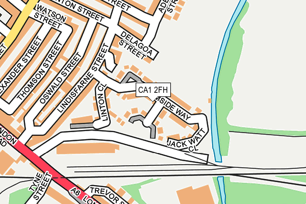 CA1 2FH map - OS OpenMap – Local (Ordnance Survey)