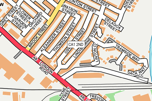 CA1 2ND map - OS OpenMap – Local (Ordnance Survey)