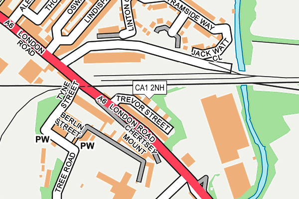 CA1 2NH map - OS OpenMap – Local (Ordnance Survey)