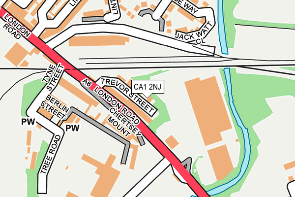 CA1 2NJ map - OS OpenMap – Local (Ordnance Survey)