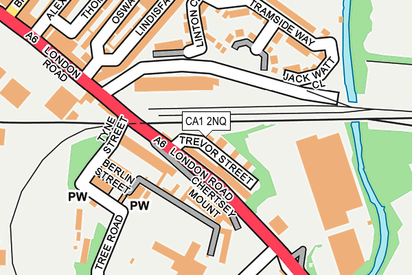 CA1 2NQ map - OS OpenMap – Local (Ordnance Survey)