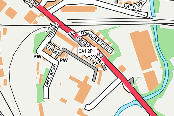 CA1 2PH map - OS OpenMap – Local (Ordnance Survey)