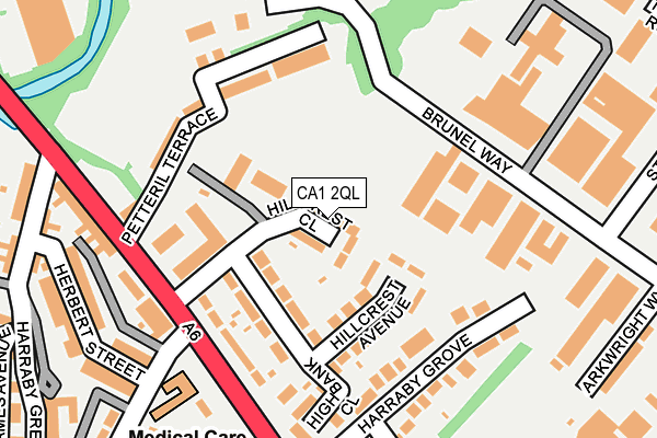 CA1 2QL map - OS OpenMap – Local (Ordnance Survey)