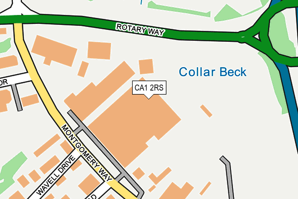 CA1 2RS map - OS OpenMap – Local (Ordnance Survey)