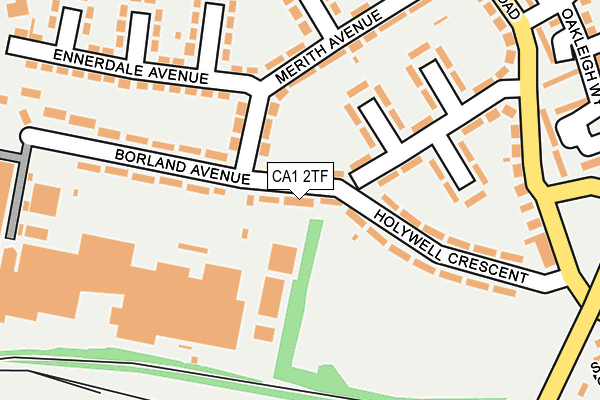 CA1 2TF map - OS OpenMap – Local (Ordnance Survey)