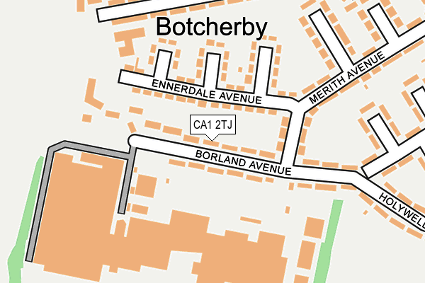 CA1 2TJ map - OS OpenMap – Local (Ordnance Survey)