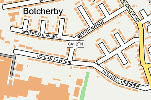 CA1 2TN map - OS OpenMap – Local (Ordnance Survey)