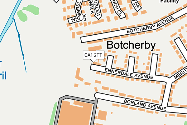 CA1 2TT map - OS OpenMap – Local (Ordnance Survey)