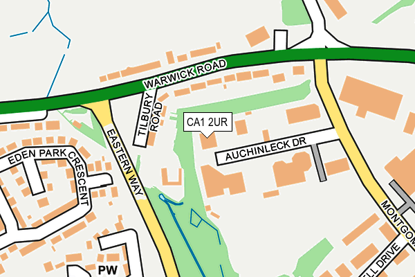 CA1 2UR map - OS OpenMap – Local (Ordnance Survey)