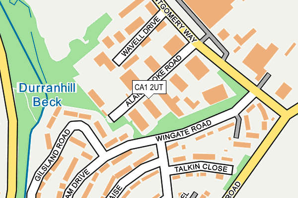 CA1 2UT map - OS OpenMap – Local (Ordnance Survey)