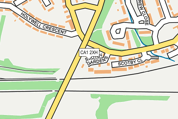 CA1 2XH map - OS OpenMap – Local (Ordnance Survey)