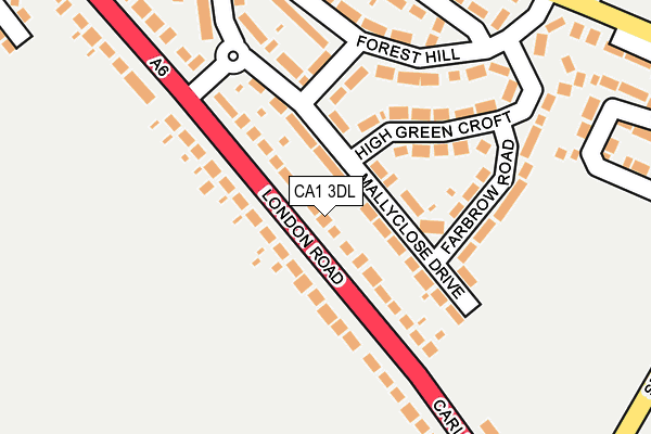 CA1 3DL map - OS OpenMap – Local (Ordnance Survey)