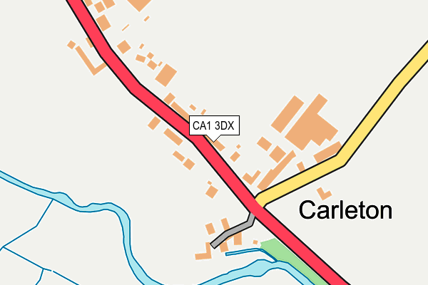 CA1 3DX map - OS OpenMap – Local (Ordnance Survey)