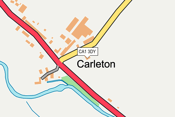 CA1 3DY map - OS OpenMap – Local (Ordnance Survey)