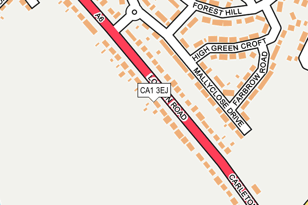 CA1 3EJ map - OS OpenMap – Local (Ordnance Survey)