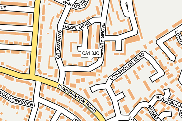 CA1 3JQ map - OS OpenMap – Local (Ordnance Survey)