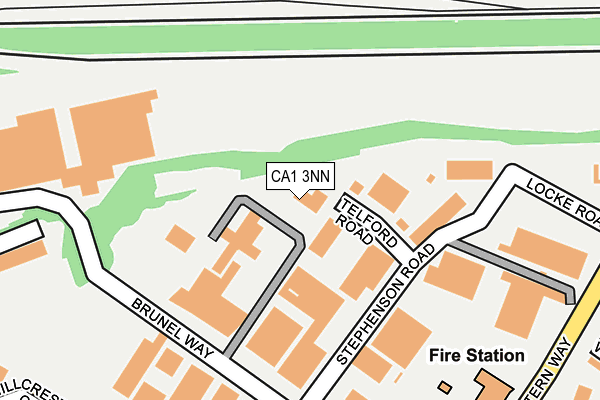 CA1 3NN map - OS OpenMap – Local (Ordnance Survey)