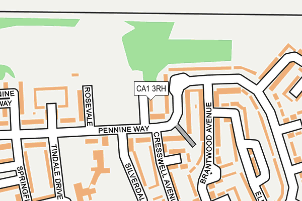 CA1 3RH map - OS OpenMap – Local (Ordnance Survey)