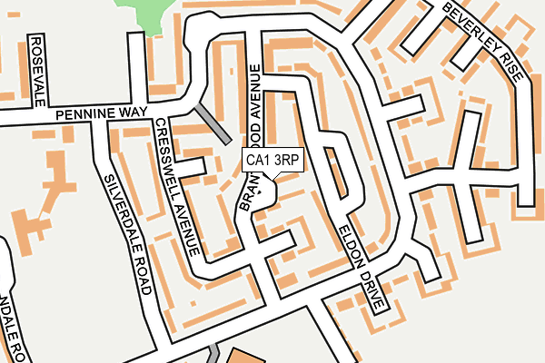 CA1 3RP map - OS OpenMap – Local (Ordnance Survey)