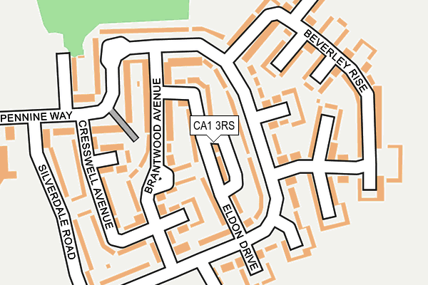 CA1 3RS map - OS OpenMap – Local (Ordnance Survey)