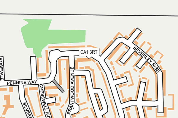 CA1 3RT map - OS OpenMap – Local (Ordnance Survey)