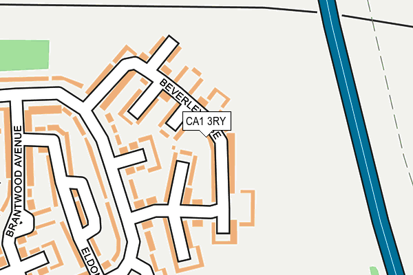 CA1 3RY map - OS OpenMap – Local (Ordnance Survey)