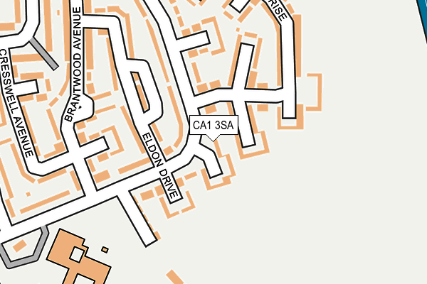 CA1 3SA map - OS OpenMap – Local (Ordnance Survey)