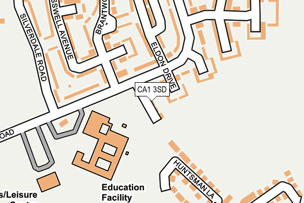 CA1 3SD map - OS OpenMap – Local (Ordnance Survey)