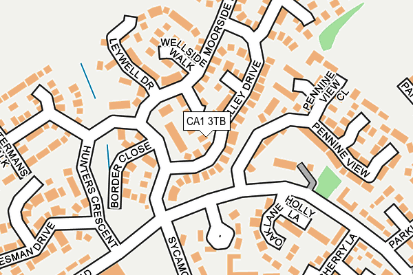CA1 3TB map - OS OpenMap – Local (Ordnance Survey)