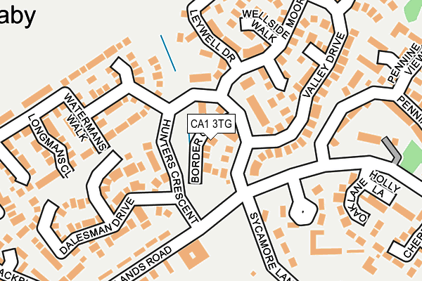 CA1 3TG map - OS OpenMap – Local (Ordnance Survey)