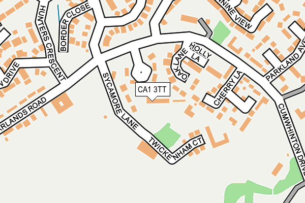 CA1 3TT map - OS OpenMap – Local (Ordnance Survey)