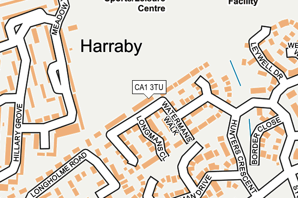 CA1 3TU map - OS OpenMap – Local (Ordnance Survey)