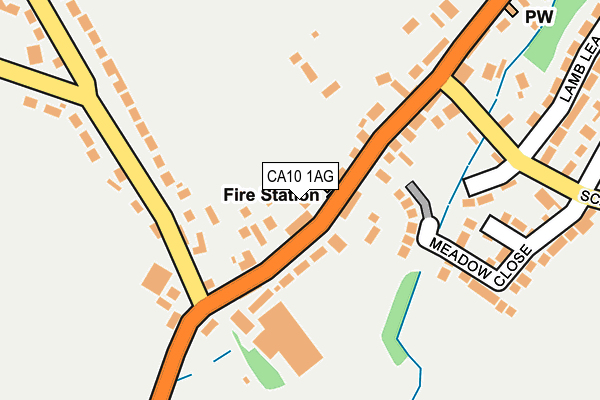 CA10 1AG map - OS OpenMap – Local (Ordnance Survey)