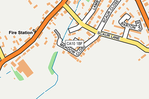 CA10 1BF map - OS OpenMap – Local (Ordnance Survey)