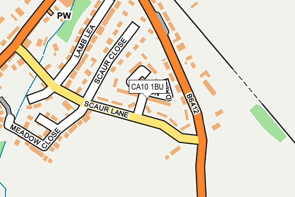 CA10 1BU map - OS OpenMap – Local (Ordnance Survey)