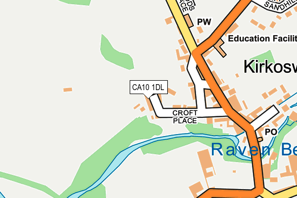 CA10 1DL map - OS OpenMap – Local (Ordnance Survey)